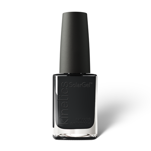 Vernis à ongles Kinetics SolarGel #188 Jet Black – Nahla Beauty Tunisie