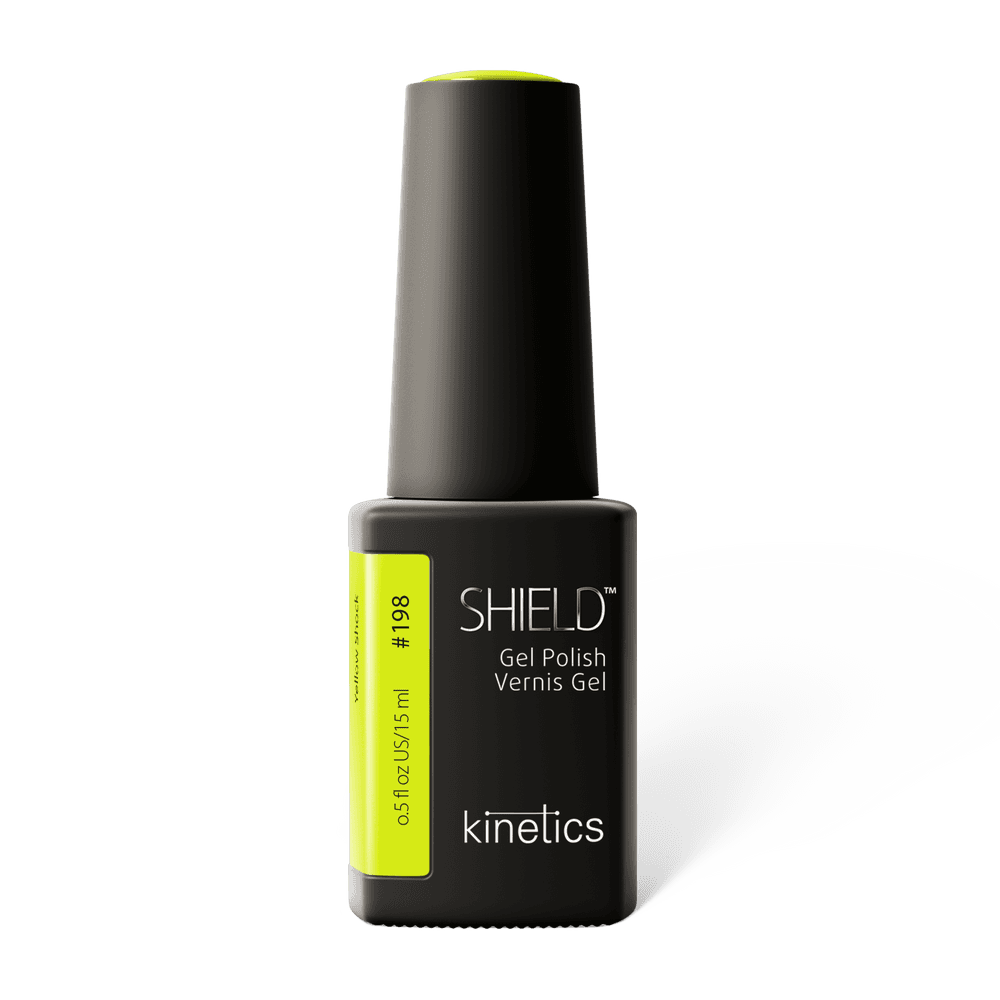 Vernis semi permanent Kinetics Shield #198 Yellow Shock – Nahla Beauty Tunisie
