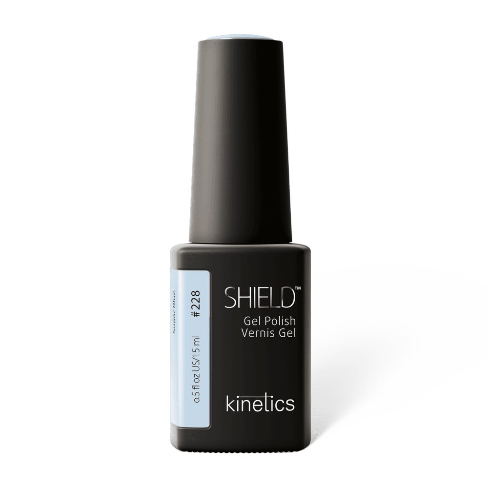 Vernis semi permanent Kinetics Shield #228 Sugar Blue – Nahla Beauty Tunisie