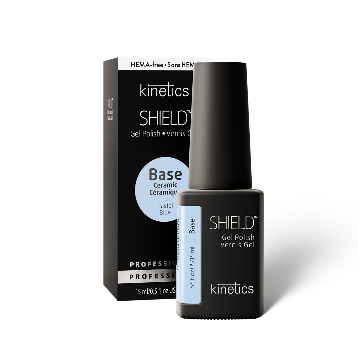 Vernis semi permanent Kinetics Shield SHIELD CERAMIC BASE PASTEL BLUE 923 – Nahla Beauty Tunisie
