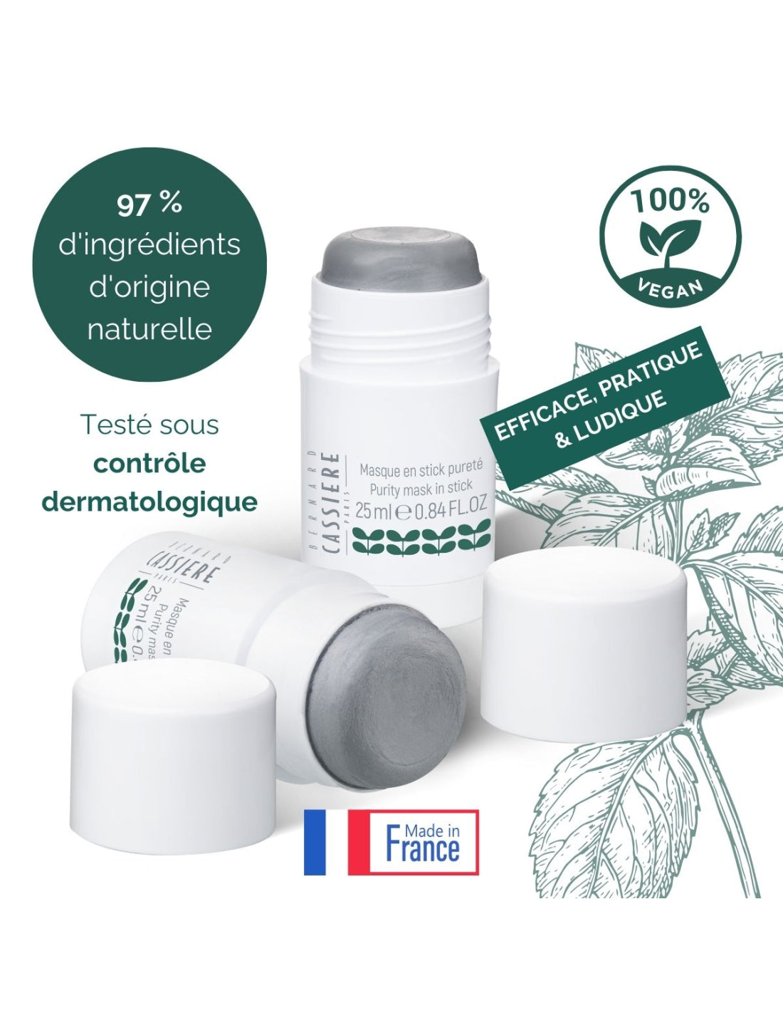 Masque en stick pureté