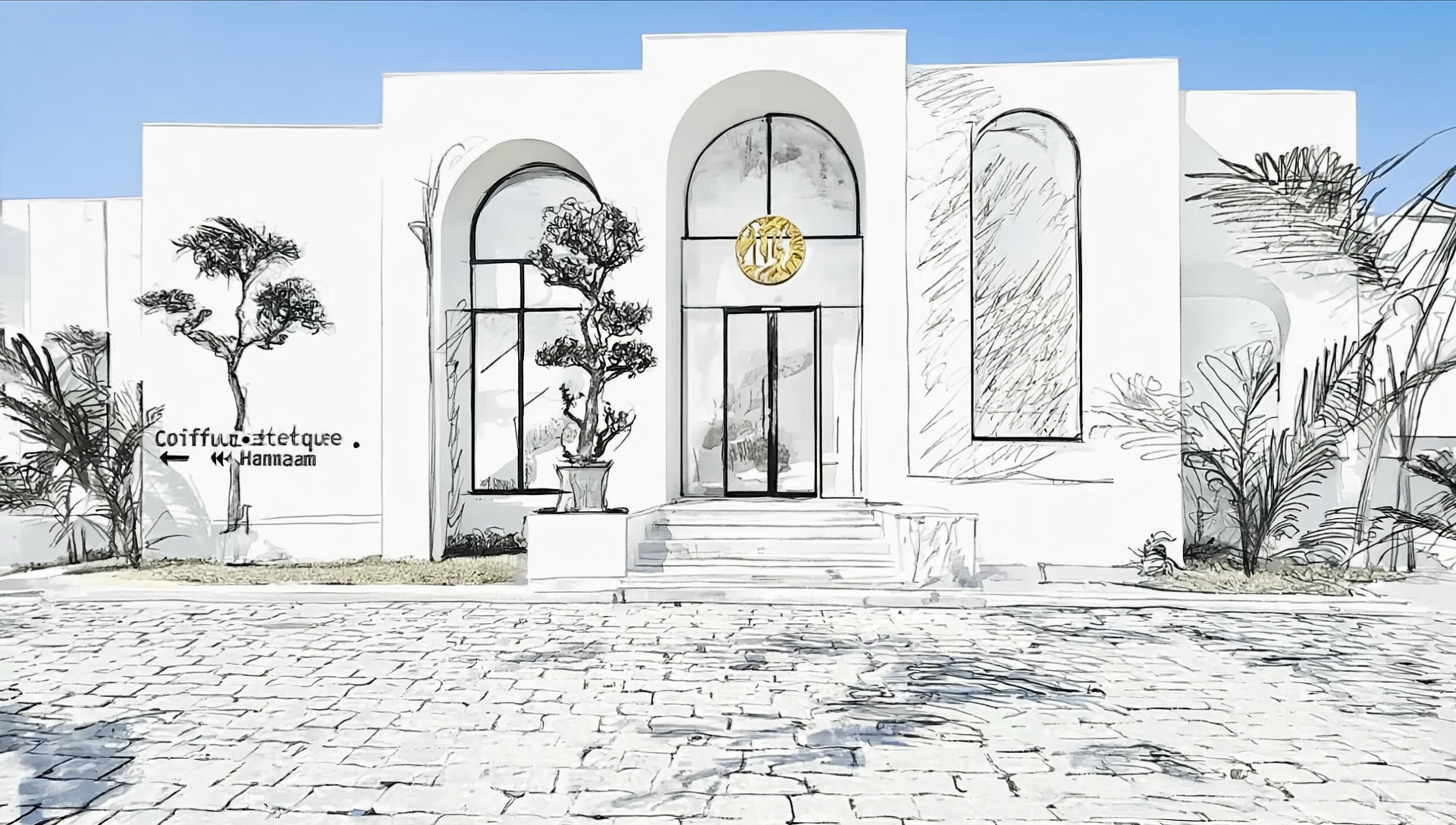 Nahla Beauty, salon de beauté en Tunisie offrant manucure, hammam, coiffure et soins du visage